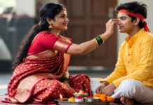 Holi Bhai Dooj 2026: Date, Auspicious Timings, Rituals and Significance of the Festival Celebrating the Bond of Siblings Holi Bhai Dooj ritual with sister applying tilak on brother during Hindu festival