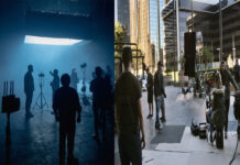 Hollywood Job Market Slumps as Studios Slash Production, Raising Fears of Industry Slowdown Empty Hollywood film set with idle crew and equipment reflecting production slowdown and job losses