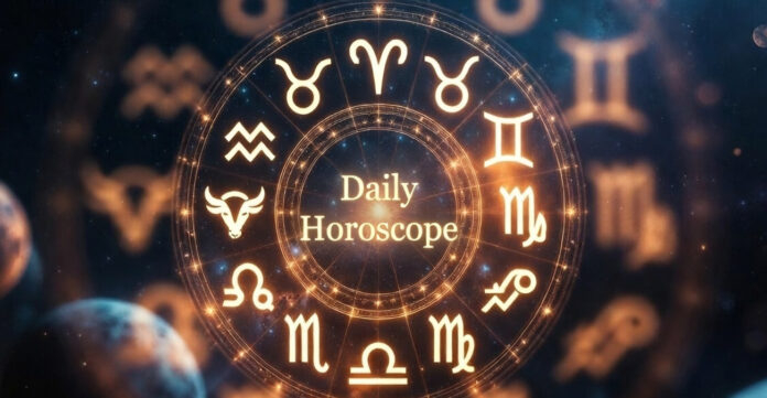 Horoscope March 18 2026 zodiac signs with astrology symbols and daily predictions