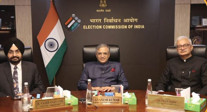 Election Commission of India announcing assembly election schedule for five states
