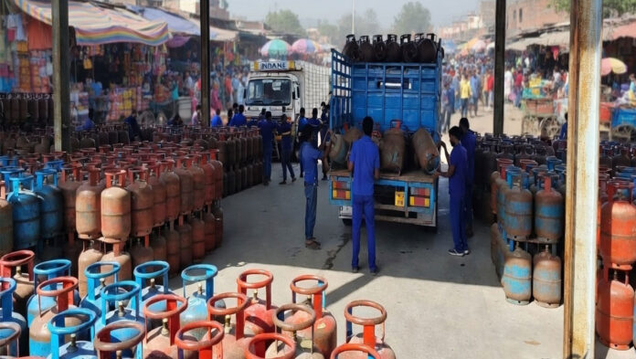 LPG cylinders supply in India with stable fuel distribution amid Middle East crisis