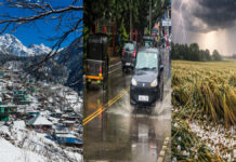 Weather Shift Across India: Storms, Rain, and Lightning Alerts Issued as Temperatures Drop India weather storm rain lightning strong winds IMD alert March 2026 temperature drop