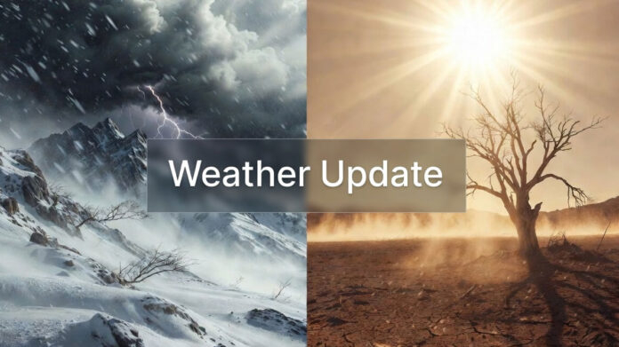 India weather update rain snowfall heatwave March 2026