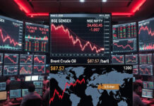 Stock Market Crash Today: Sensex Plunges 1,097 Points, Nifty Drops 315 – Oil Surge Fuels Selloff Indian stock market crash Sensex Nifty fall March 6 2026 red charts oil prices surge