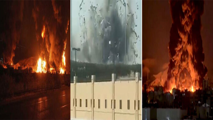 Missile strike causes fire at Ashdod oil depot amid Iran Israel conflict escalation