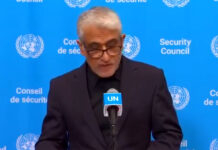 Iran Accuses US and Israel of Targeting Civilian Areas in UN Address, Claims Over 1,300 Deaths Including Children Iran's UN Ambassador Amir Saeid Iravani speaking at United Nations headquarters accusing US-Israel of civilian targeting in March 2026 conflict