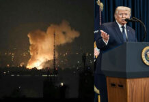 Israel Launches Fresh Airstrikes on Iran; Trump Extends Deadline on Energy Facility Strikes Israel airstrike on Iran with explosions and rising smoke amid escalating Middle East conflict