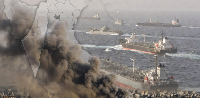 Israel Iran war day 13 airstrikes in Beirut and shipping crisis in Strait of Hormuz