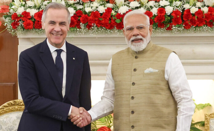 Canada Prime Minister Mark Carney speaking about Narendra Modi and India’s digital reforms