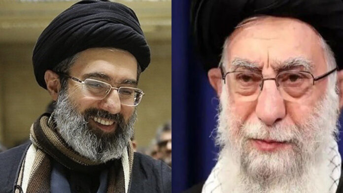 Portrait of Mojtaba Khamenei, son of Ayatollah Ali Khamenei, reported as Iran’s new Supreme Leader.