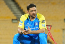 MS Dhoni Injury Blow: Chennai Super Kings Star Likely to Miss First 3–4 Matches of IPL 2026 MS Dhoni during Chennai Super Kings practice session ahead of IPL 2026