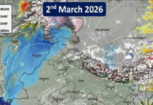 North India Weather Today (March 2, 2026): Warm Days, Cool Nights; Clouds & Light Rain Possible in Western Regions North India Weather Map March 2 2026 Forecast