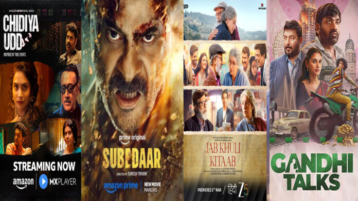 OTT releases March 2026 featuring Subedar and Hello Bachchon