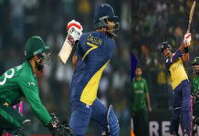 Pakistan Win by 5 Runs but Crash Out of T20 World Cup 2026 as Sri Lanka’s Late Surge Ends Semifinal Hopes Sahibzada Farhan celebrates his century during Pakistan vs Sri Lanka T20 World Cup 2026 match in Pallekele