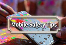 Phone Not Working After Holi? Follow These Simple Mobile Safety Tips to Protect Your Device From Water and Color Damage Smartphone covered in Holi colors and water with a person carefully cleaning it after Holi celebration.