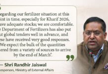 Kharif 2026 Boost: Government Secures Fertilizer Supply Amid West Asia Tensions Randhir Jaiswal MEA spokesperson briefing on India fertilizer supply and global procurement strategy Kharif 2026