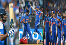 IND vs ENG Semifinal Turning Points: Samson’s 89, Bumrah’s Crucial Overs and Axar’s Stunning Catches Send India to T20 World Cup 2026 Final Sanju Samson celebrating his 89 runs during India vs England T20 World Cup 2026 semifinal at Wankhede Stadium
