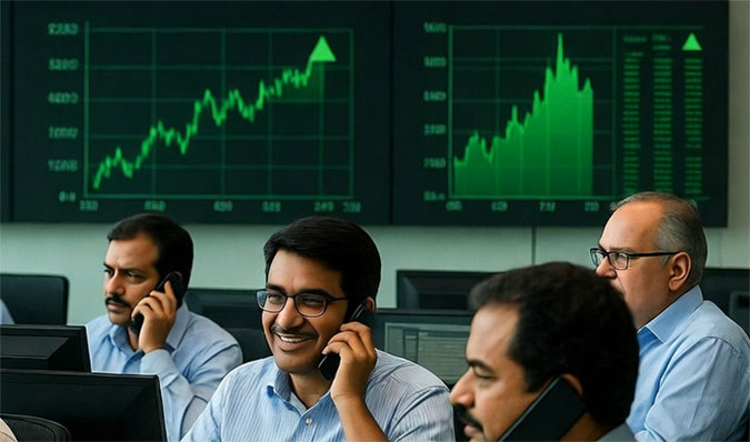 Sensex jumps 1372 points and Nifty crosses 23400 in stock market recovery