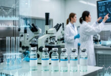 Major Diabetes Breakthrough: Scientists Develop ‘Smart Insulin’ That Activates Automatically With Blood Sugar Smart insulin research showing insulin vial and glucose monitoring technology for diabetes treatment breakthrough