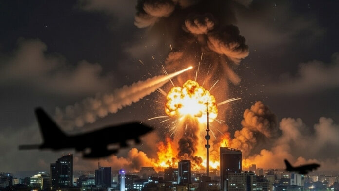CENTCOM operation footage and missile interceptions amid US Israel Iran conflict