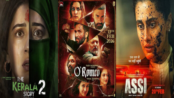 The Kerala Story 2 O Romeo Assi Wednesday box office collection report in Indian cinemas