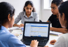 BSEB Extends Class 12 Special & Compartment Exam Form Deadline to April 6, 2026; Relief for Students Students filling Bihar Board Class 12 exam forms online with laptop and documents