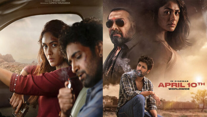 Adivi Sesh and Mrunal Thakur in intense emotional scene from Dacoit movie