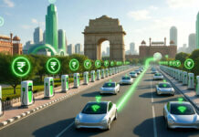 Delhi Unveils Ambitious EV Policy: Zero Road Tax on Electric Cars Up to ₹30 Lakh, Major Subsidies to Accelerate Clean Mobility Electric cars charging in Delhi under new EV policy with tax exemption benefits