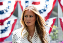 Melania Trump Breaks Silence on Epstein Allegations Melania Trump speaking at press conference denying Epstein connection