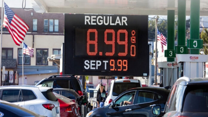 Gas prices rising sharply in the US amid Iran conflict impact on inflation
