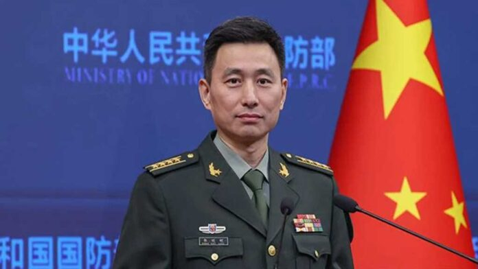 Spokesperson for China’s Ministry of National Defense " Zhang Xiaogang "