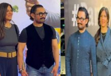 Aamir Khan Opens Up About Gauri Spratt: ‘I Feel Very Lucky… I Finally Feel Complete’ Aamir Khan with Gauri Spratt at event sharing relationship moments