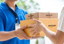 Amazon India Unveils $335M Investment Plan to Transform Worker Welfare and Supercharge AI Logistics Network Amazon India warehouse with workers sorting packages using automated conveyor systems and AI logistics technology