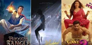 Box Office Wednesday: ‘Bhoot Bangla’ Sees Dip After ₹100 Cr Run, ‘Dhurandhar 2’ Stays Strong, ‘Michael’ Holds Steady Indian box office Wednesday collection chart showing Bhoot Bangla, Dhurandhar 2, and Michael earnings