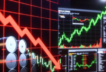 Brent Crude Falls 13% to $94.80; Markets End Higher Brent crude oil price drop chart and Indian stock market closing gains