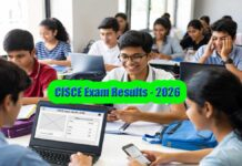 CISCE Declares ICSE, ISC Results 2026: Class 10, 12 Scores Out, Recheck Window Opens May 1 Students checking CISCE ICSE ISC Result 2026 online on laptop and mobile