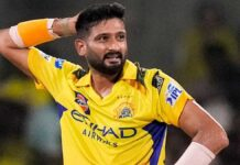 CSK Hit by Major Blow: Khaleel Ahmed Ruled Out of IPL 2026, Team Scrambles for Bowling Options CSK Hit by Major Blow: Khaleel Ahmed Ruled Out of IPL 2026, Team Scrambles for Bowling Options