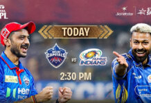 DC vs MI IPL 2026: Delhi Capitals Seek Top-Order Fix as Mumbai Indians Aim to Extend Winning Momentum Delhi Capitals vs Mumbai Indians IPL 2026 match action at Arun Jaitley Stadium
