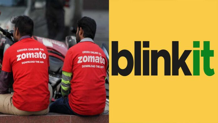 Eternal Ltd Zomato Blinkit results showing strong profit and revenue growth