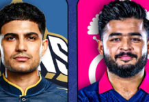 GT vs RR IPL 2026: High-Scoring Clash Expected as Young Vaibhav Suryavanshi Faces Gujarat’s Pace Attack GT vs RR IPL 2026 match action at Narendra Modi Stadium Ahmedabad