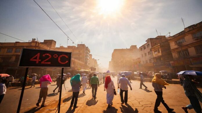Heatwave Alert Across India — North India Sizzles Near 42°C, IMD Issues Multi-Region Warning