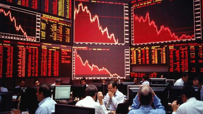 india-stock-market-fall-sen Indian stock market fall Sensex Nifty red screen April 2026 trading crash