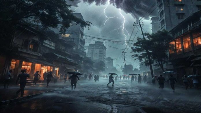 Strong winds and rain hit North India due to western disturbance bringing heatwave relief