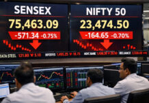 Indian Stock Market Today: Sensex Falls 72 Points, Nifty Below 22,700 as Global Uncertainty Weighs Indian Stock Market Opens Lower: Sensex Slips, Nifty Falls Below 22,700 Amid Global Tensions