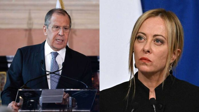 Italy Russia diplomatic tension Giorgia Meloni Rome foreign ministry protest 2026