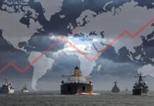 Oil Prices Surge Past $100 Amid Iran–US Tensions; Inflation Rises, Fuel Costs May Spike Globally Oil tanker in Strait of Hormuz global supply crisis rising oil prices 2026