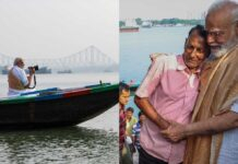 PM Modi Takes Boat Ride on Hooghly, Shares Photos; Says “Ganga Flows in the Soul of Bengal” PM Modi Takes Boat Ride on Hooghly, Shares Photos; Says “Ganga Flows in the Soul of Bengal”