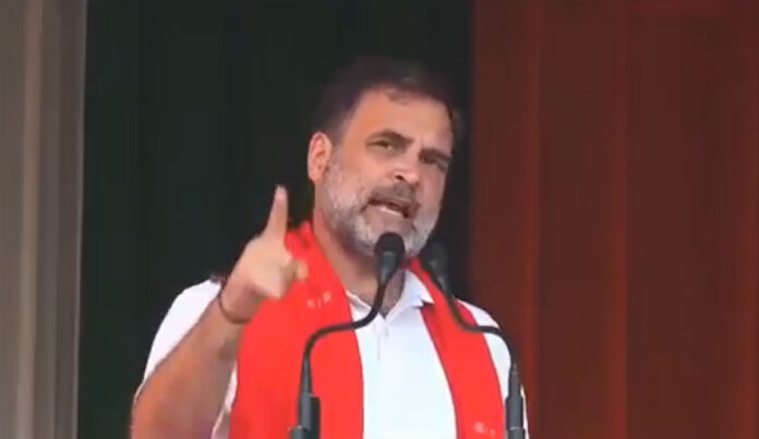 Rahul Gandhi speaking about CAPF Bill 2026 after meeting CRPF officer Ajay Malik