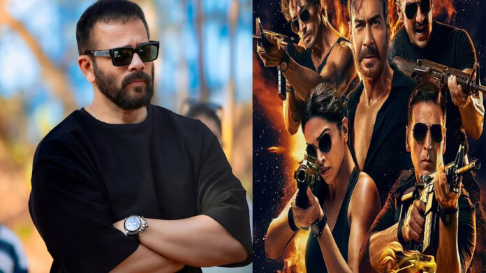 Rohit Shetty in black T-shirt and sunglasses sharing viral Instagram post