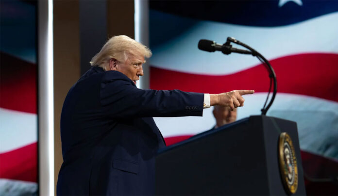 Donald Trump announcing tariffs on foreign drugs US pharma policy trade decision